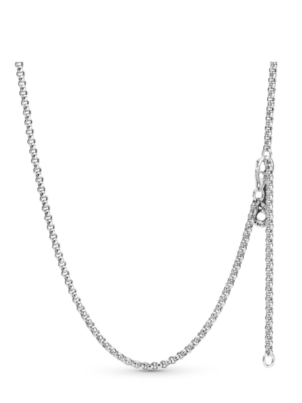 Pandora Silver Rope Chain Necklace - Silver - Picture 4 of 5